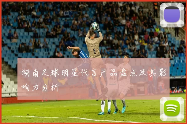 湖南足球明星代言产品盘点及其影响力分析